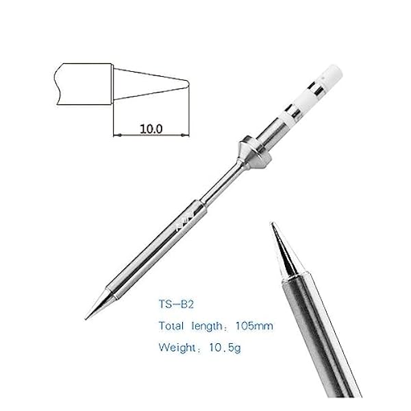 Lödning kit 65W mini digital elektrisk lödkolv, programmerbar LCD-skärm, digital lödstation med justerbar temperatur (Color : C4 Tips with Supply, Size : Plug)